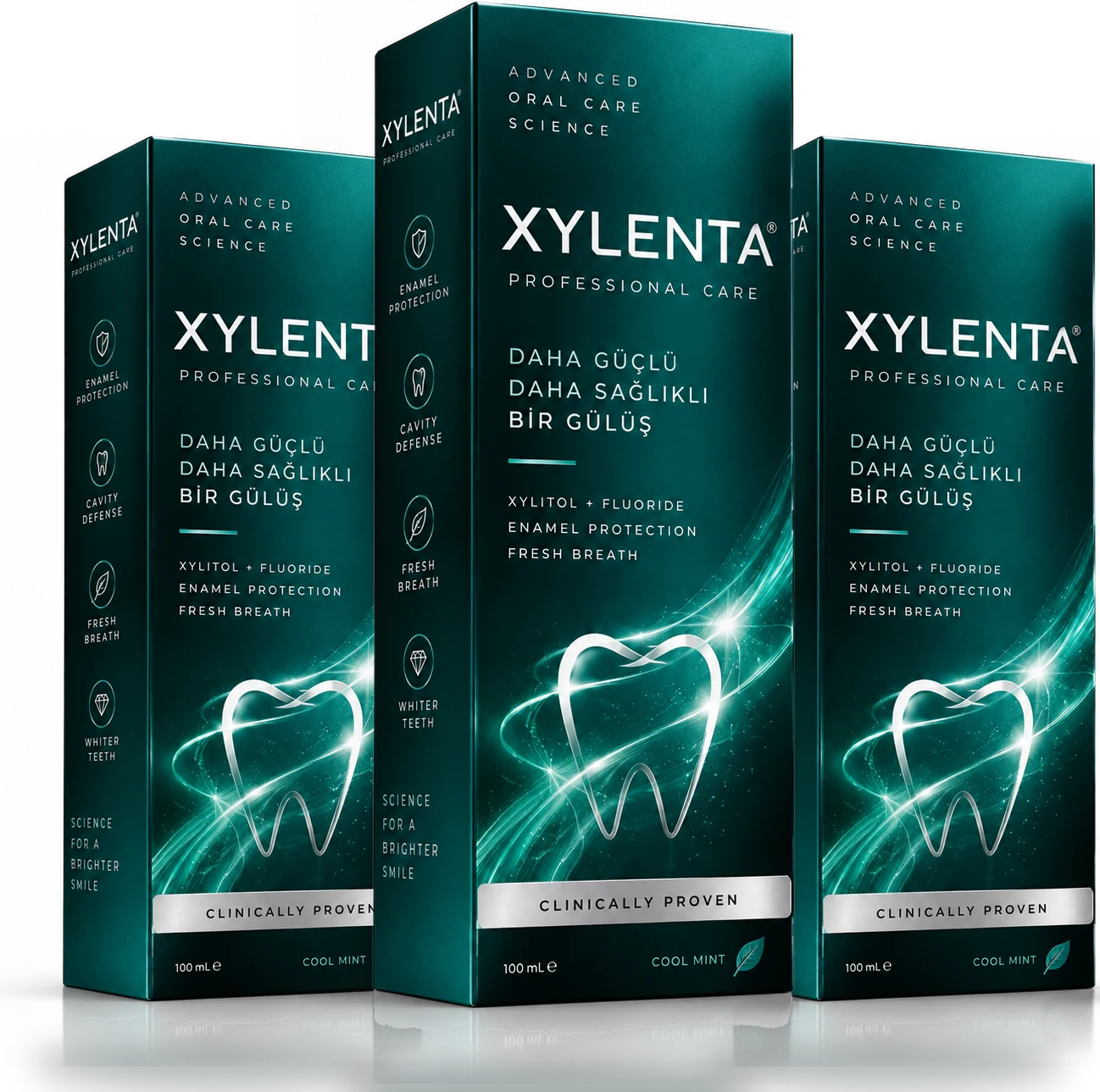 Üç kutu Xylenta Cool Mint